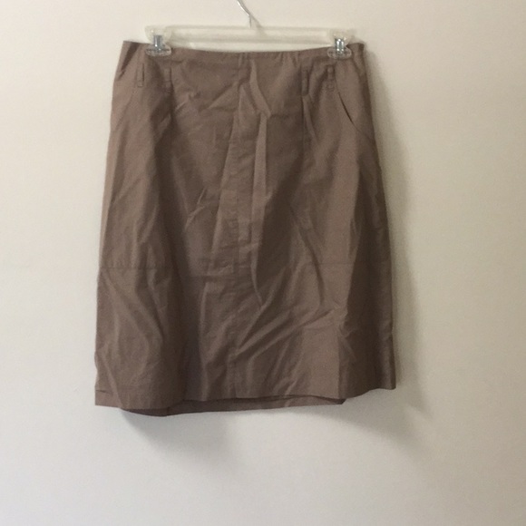 Khaki pencil skirt - Picture 1 of 6